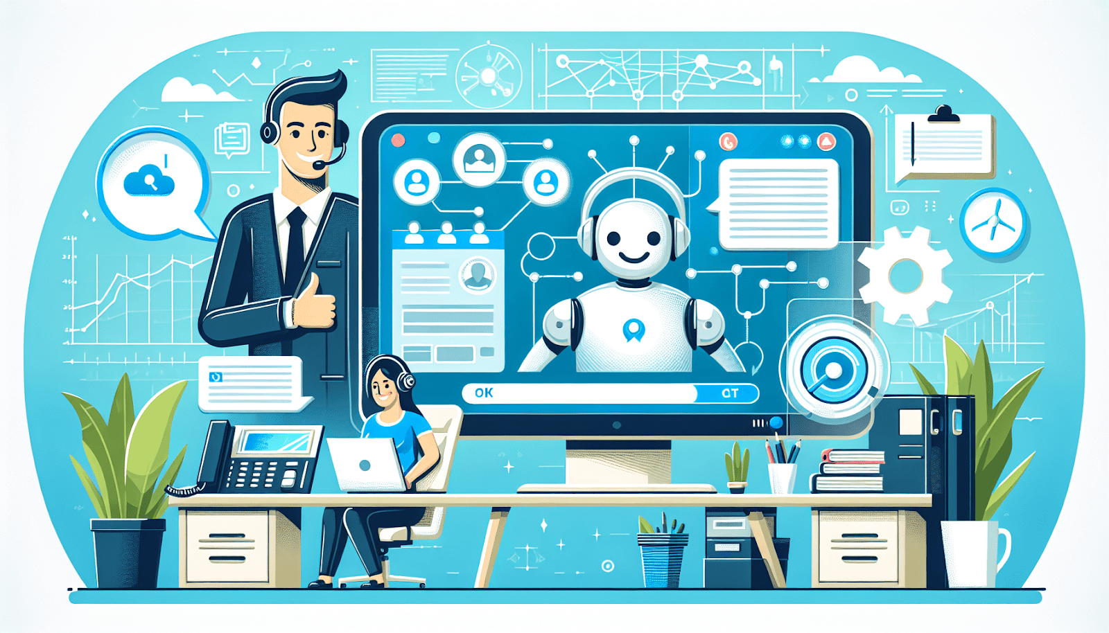 Photo - Questions courantes sur ChatGPT pour le support technique - Agence webBéziers  - Webbot