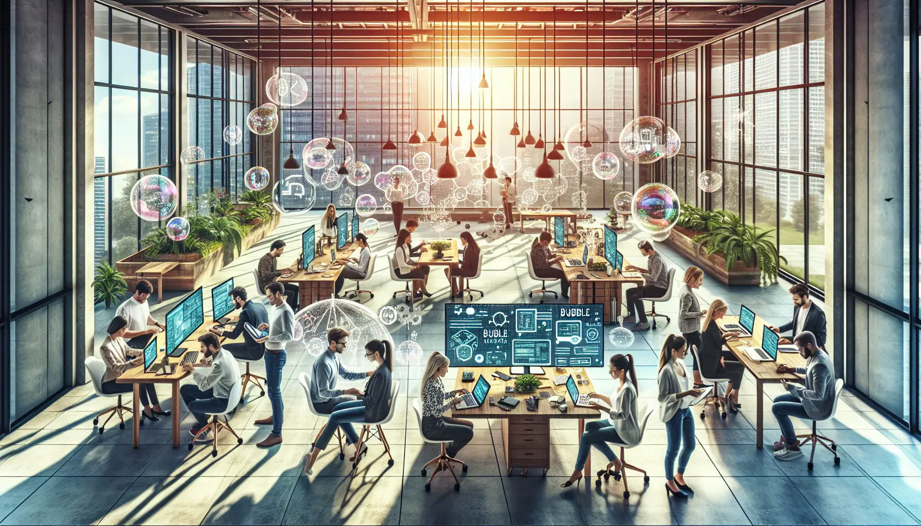 Photo - Utiliser Bubble pour votre entreprise - Agence webBéziers  - Webbot