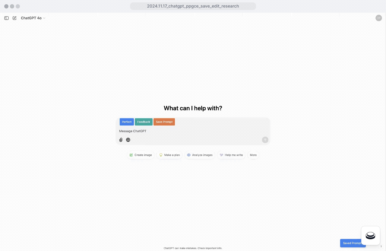 Prompt Perfect Save and Edit GIF