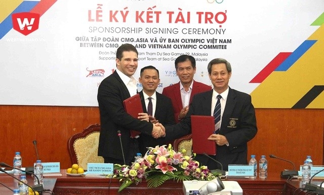 CMG.ASIA sponsors Vietnam sport delegation at 29th SEA Games
