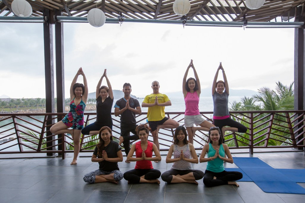 Yoga with view