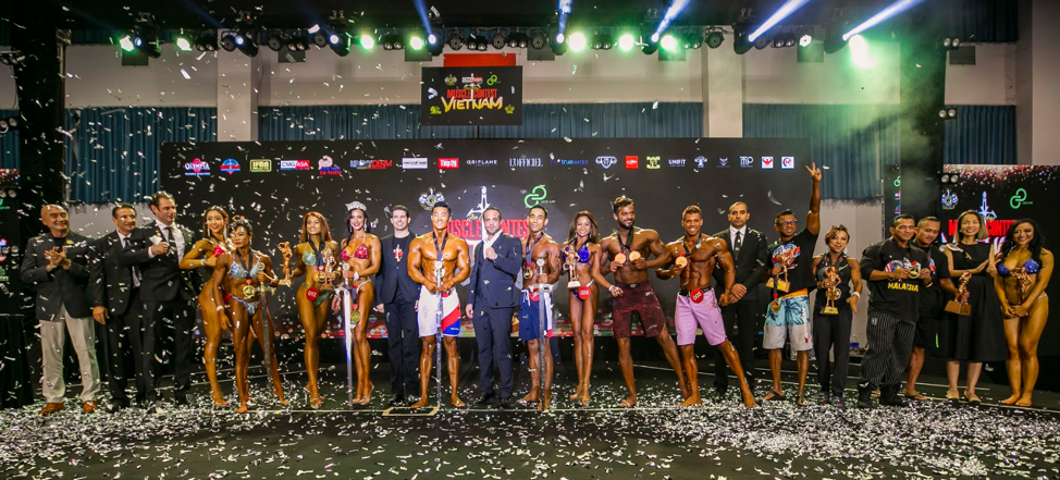 IFBB Procard winners at Muscle Contest Vietnam 2019