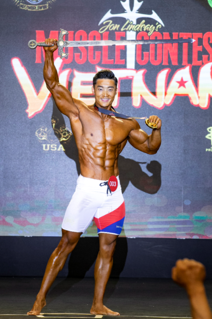 Long Wu is one of the Winners at Muscle Contest Vietnam