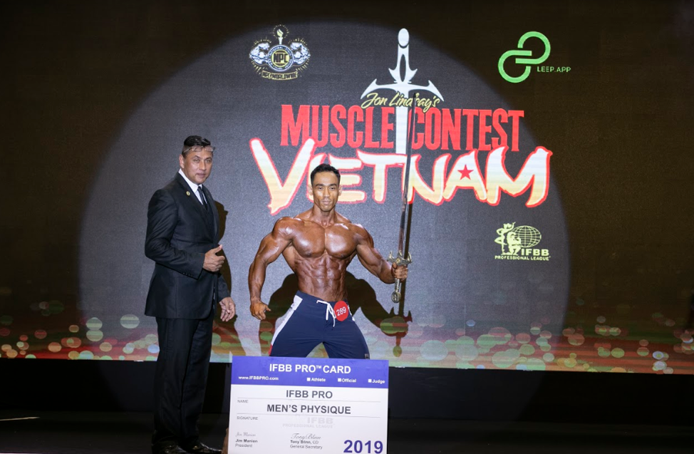 Decha Sangaree is one of the Winners at Muscle Contest Vietnam