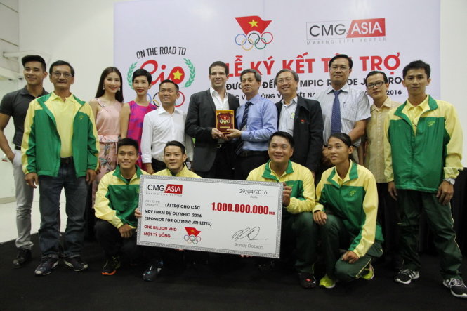 1 billion VND Sponsorship for Vietnamese athletes to attend the 2016 Olympics