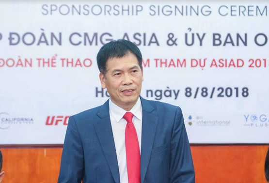 CMG.ASIA sponsors 600 million Vietnamese dong for the Vietnamese delegation participating in Asiad