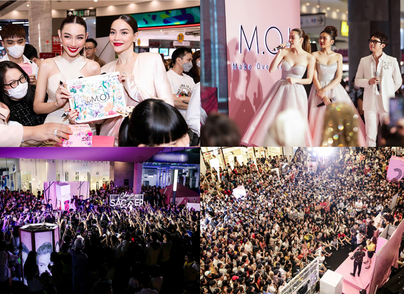 All the product launch events of M.O.I Cosmetics have attracted thousands of participants.