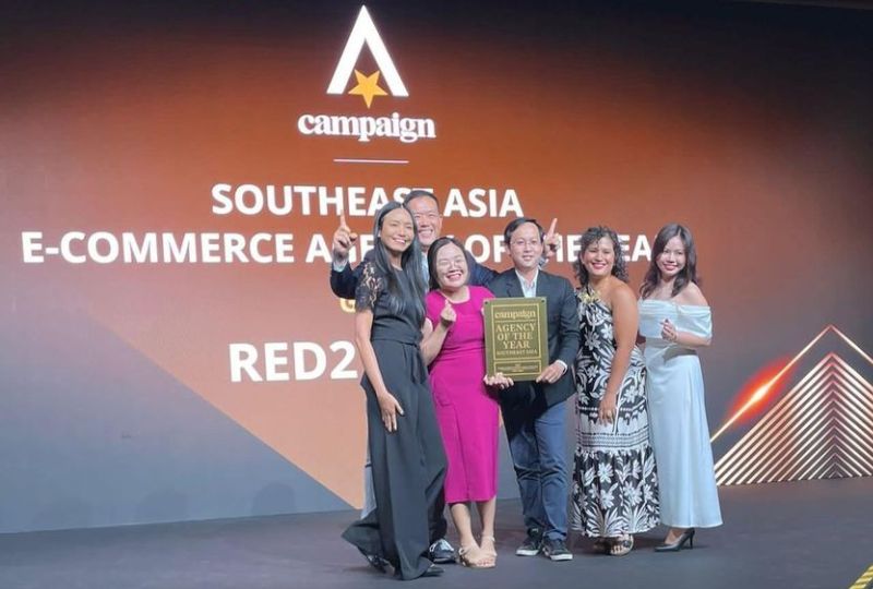 Red2 Digital đã tạo ra cú "hat trick" ấn tượng khi nhận 3 giải thưởng tại Campaign Asia-Pacific’s Agency of the Year 2023