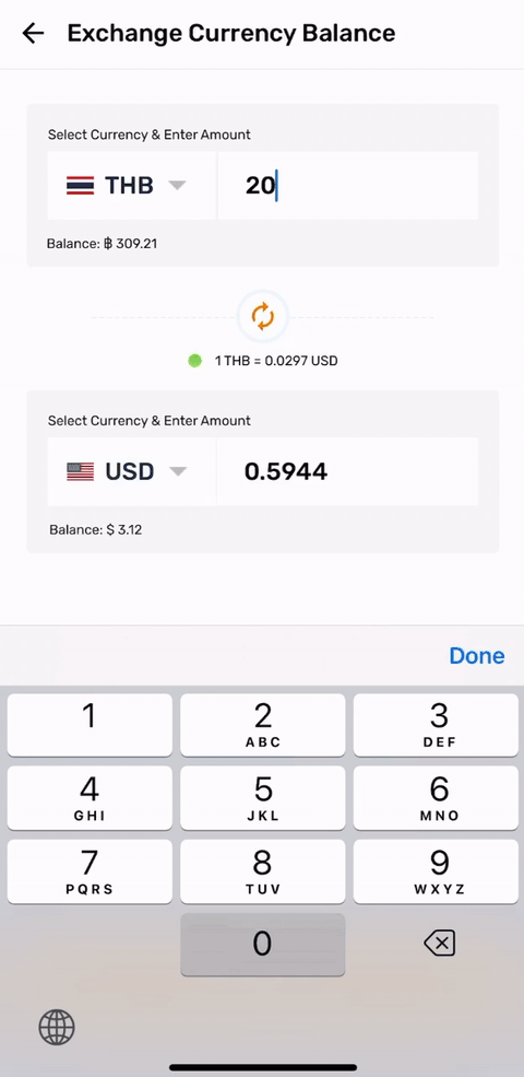 Real Time Balance Tracking