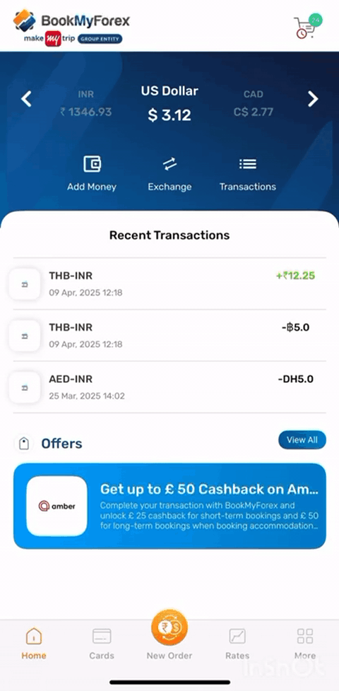Real Time Balance Tracking