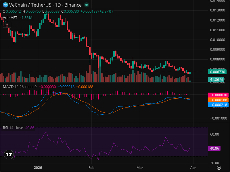 VET's Pullback Creates Rare Entry Point - Technical Analysis