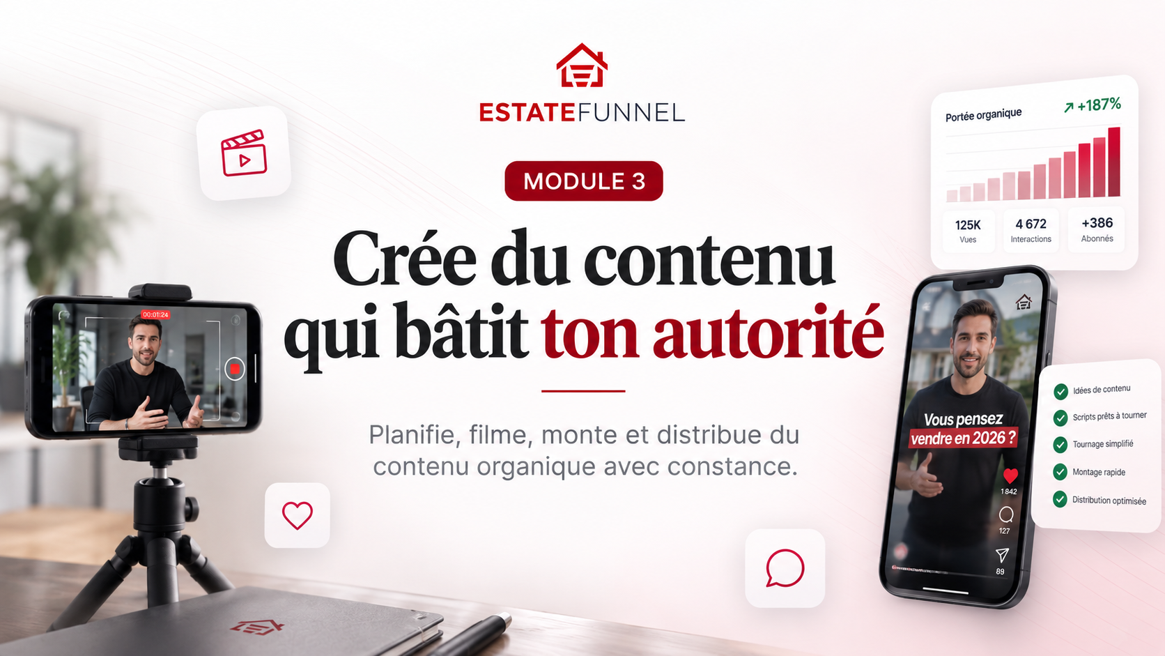 Illustration du module 3 : Crée du contenu qui bâtit ton autorité