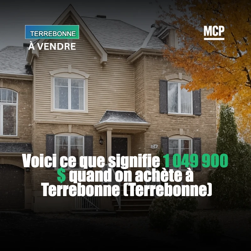 Le luxe moderne et la tranquillité en plein cœur de Terrebonne