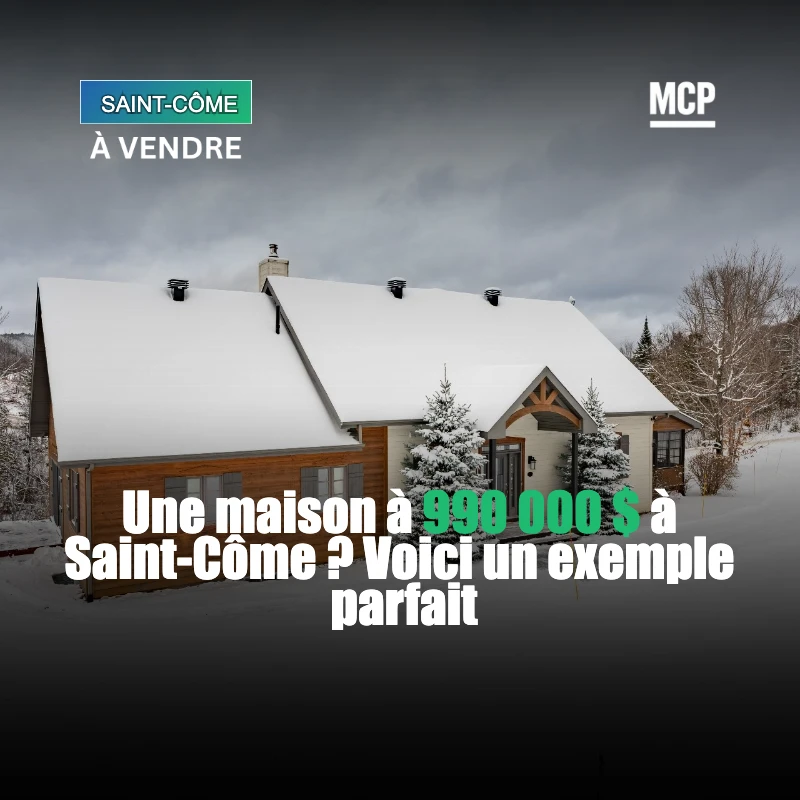 Un havre de paix à Saint-Côme : découvrez cette maison de rêve au cœur de la nature