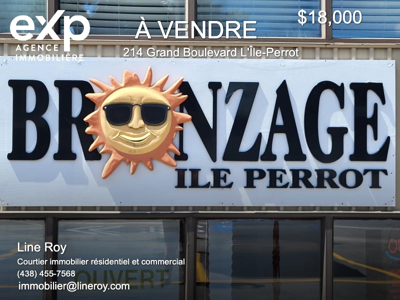 Investissez dans votre futur à L'Île-Perrot : salon de bronzage à saisir