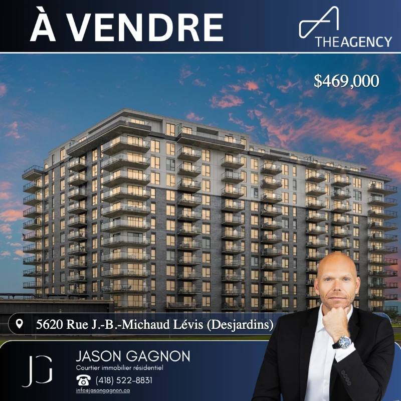L'élégance moderne de Lévis : un condo baigné de lumière et de sérénité
