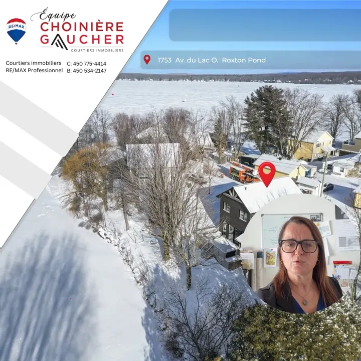 Propriété à vendre : Maison rénovée au bord du lac à Roxton Pond avec vue panoramique et commodités modernes