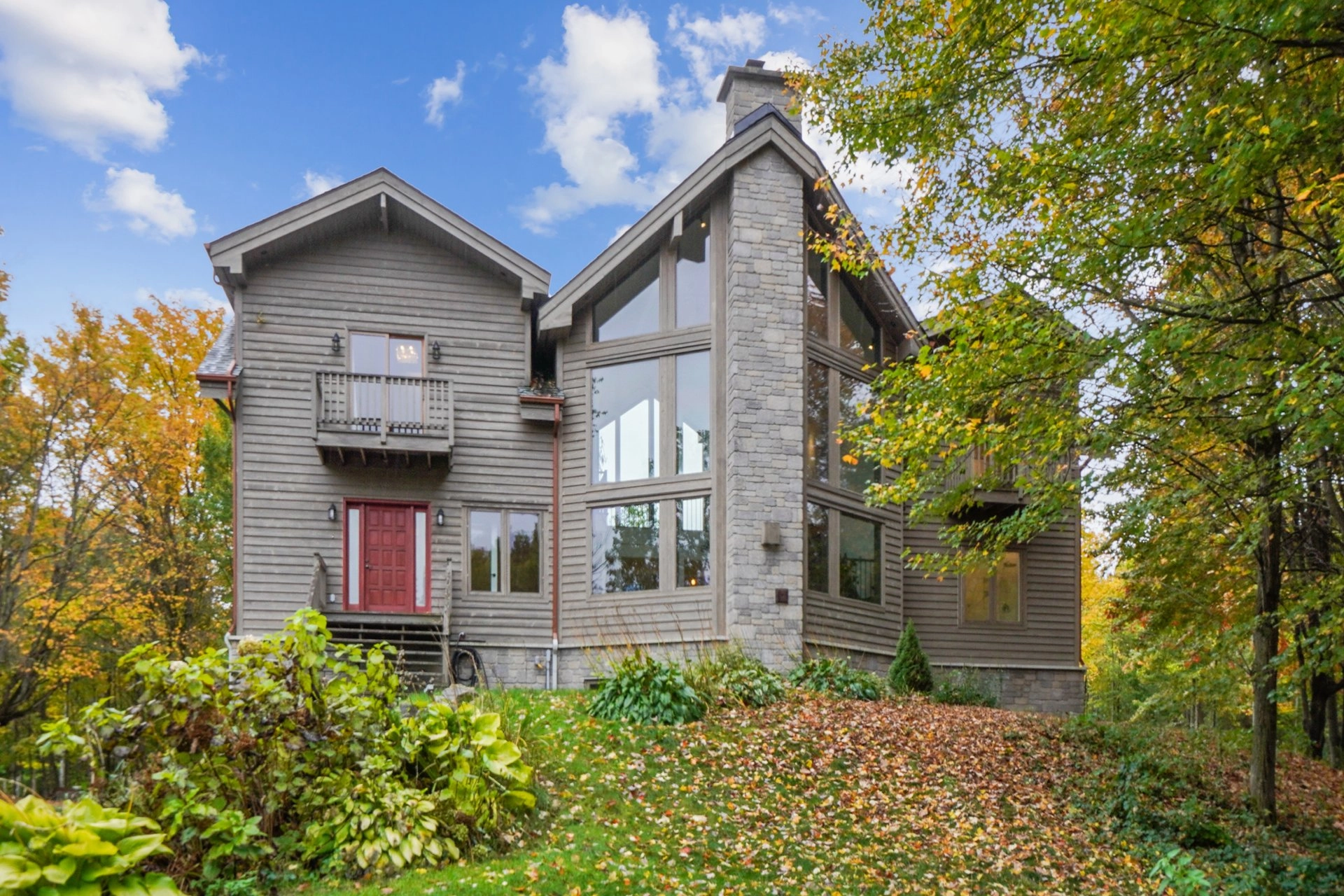 Magnificent facade of the property