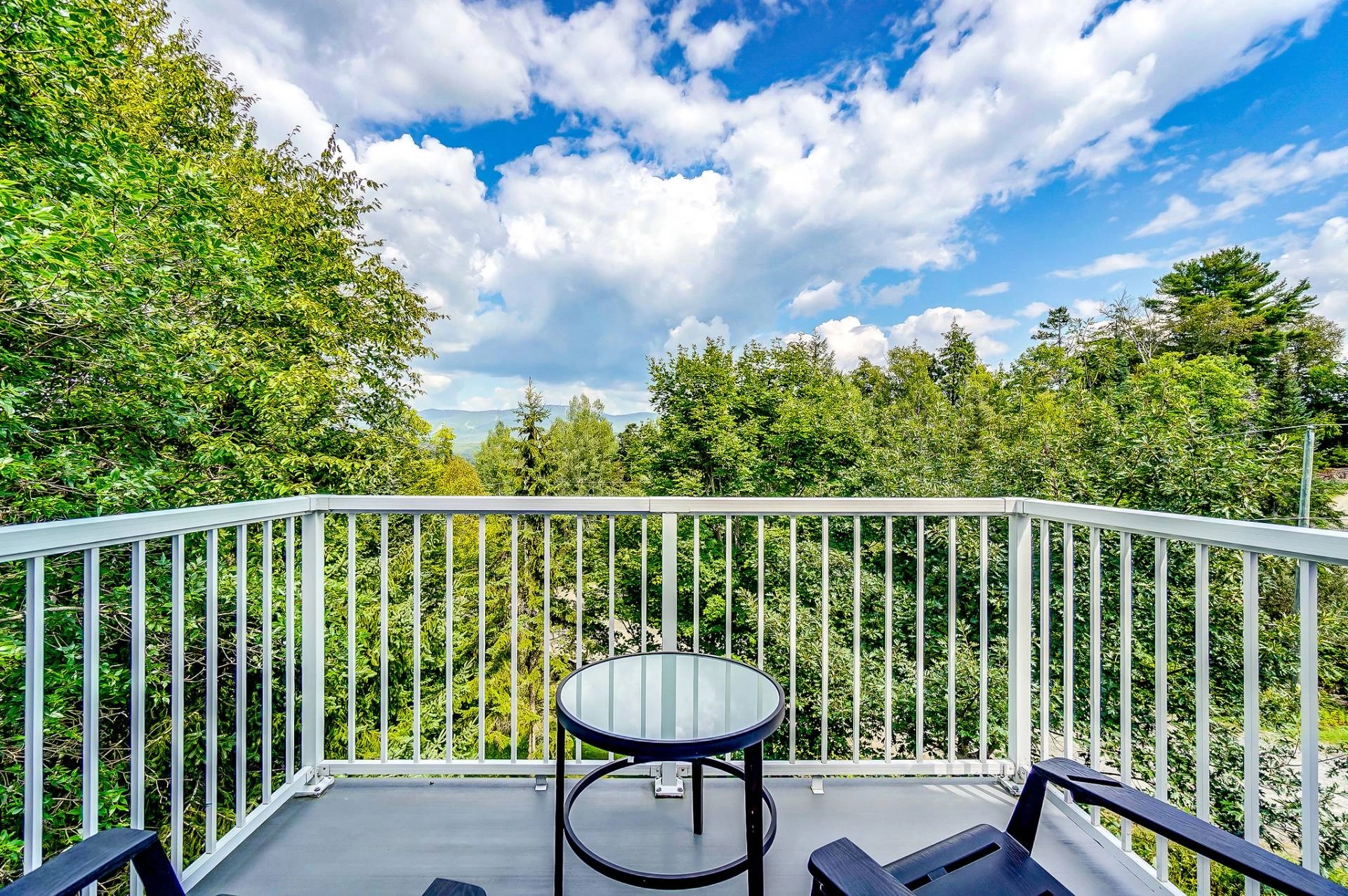 Balcon avec vue sur la nature