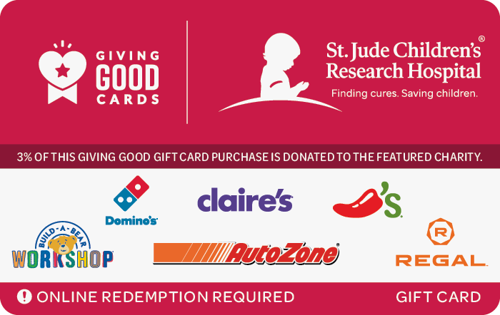 Giving Good - St. Jude Children's Research Hospital virtual card