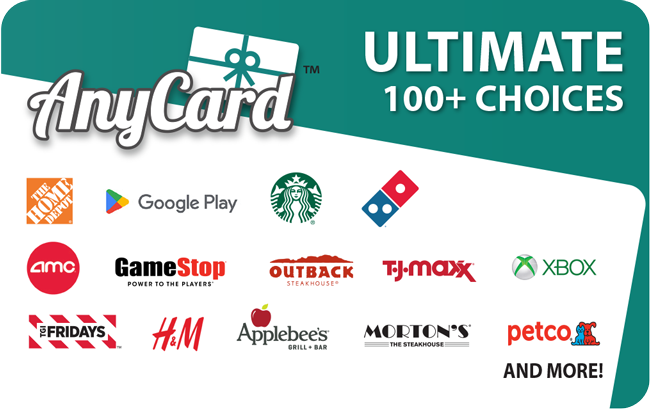 AnyCard Ultimate gift card