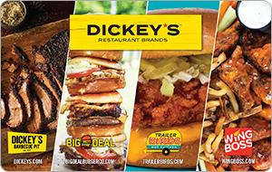 Dickey's Restaurant gift card