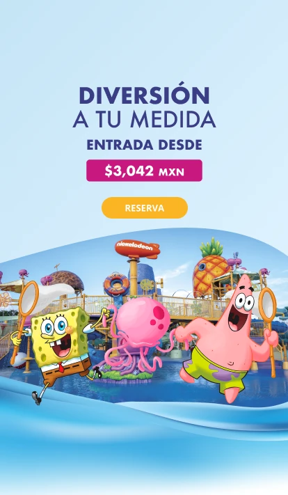 Diversión a tu medida del Parque Acuático Aqua Nick Riviera Maya de Nickelodeon