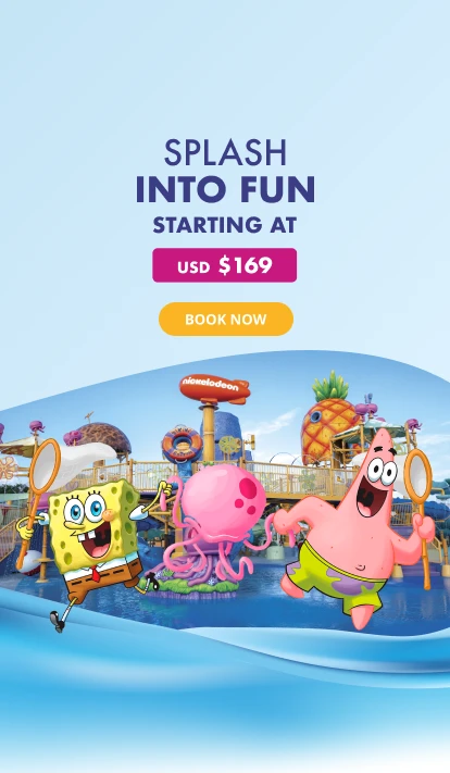Splash into fun from Aqua Nick Riviera Maya water park.