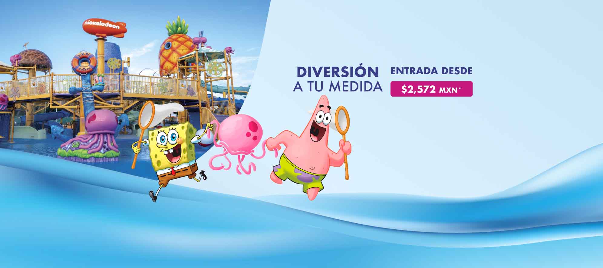 DIVERSIÓN A TU MEDIDA EN AQUA NICK RIVIERA MAYA CON GRANDES DESCUENTOS  Y PROMOCIONES EN ENTRADAS.