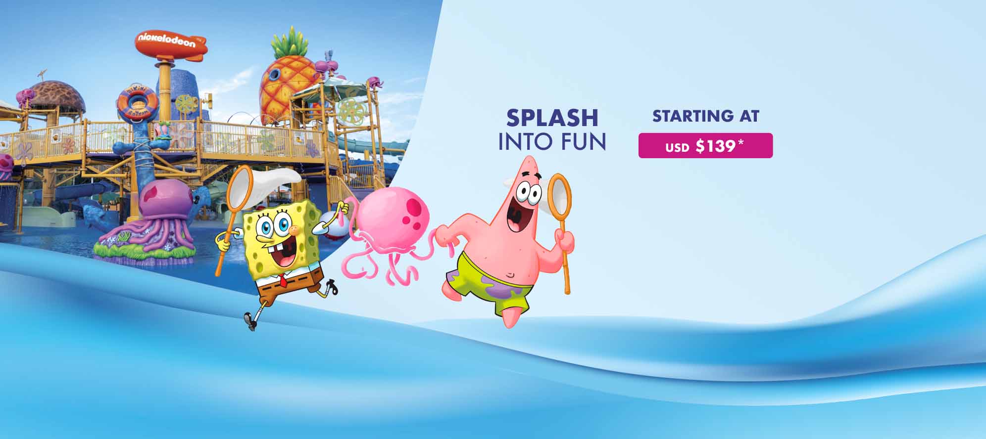 SPLASH INTO FUN AT AQUA NICK RIVIERA MAYA WITH ITS SEASONAL PROMOS, DISCOUNTS, AND OFFERS ON TICKETS.
