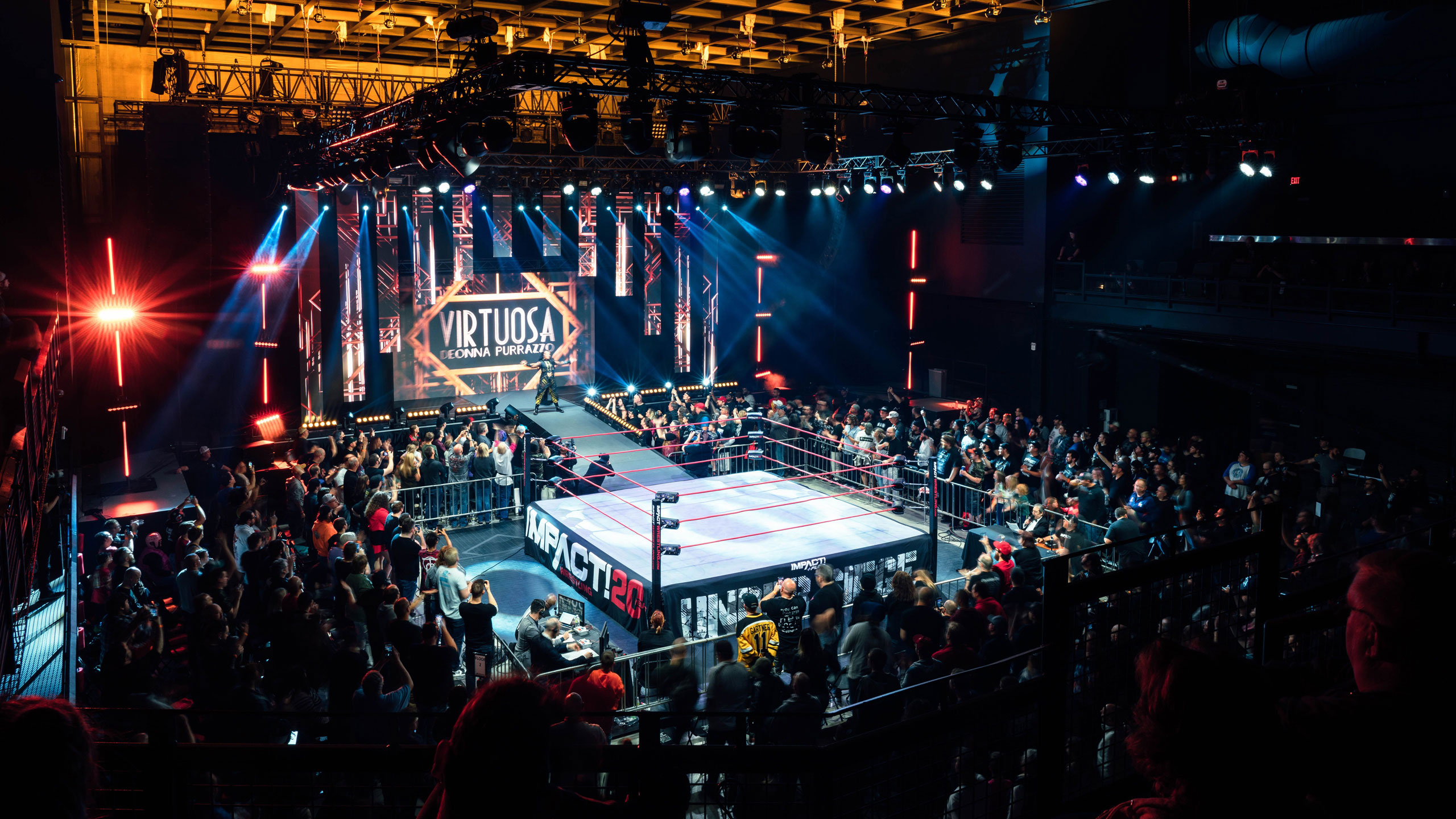 Wrestling Event At MegaCorp Pavilion.