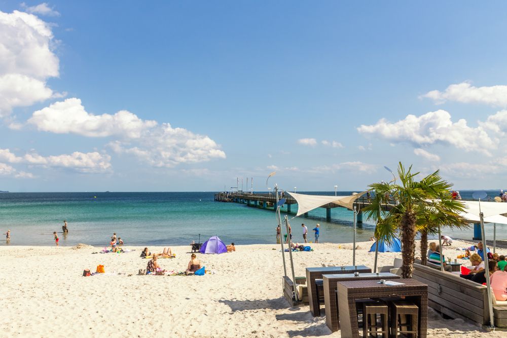 Wo befinden sich die schönsten Strandbereiche in Scharbeutz?