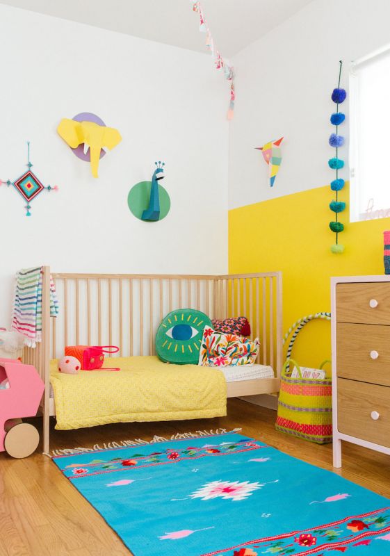 chambre unisexe - chambre d'enfants - couleurs mixtes