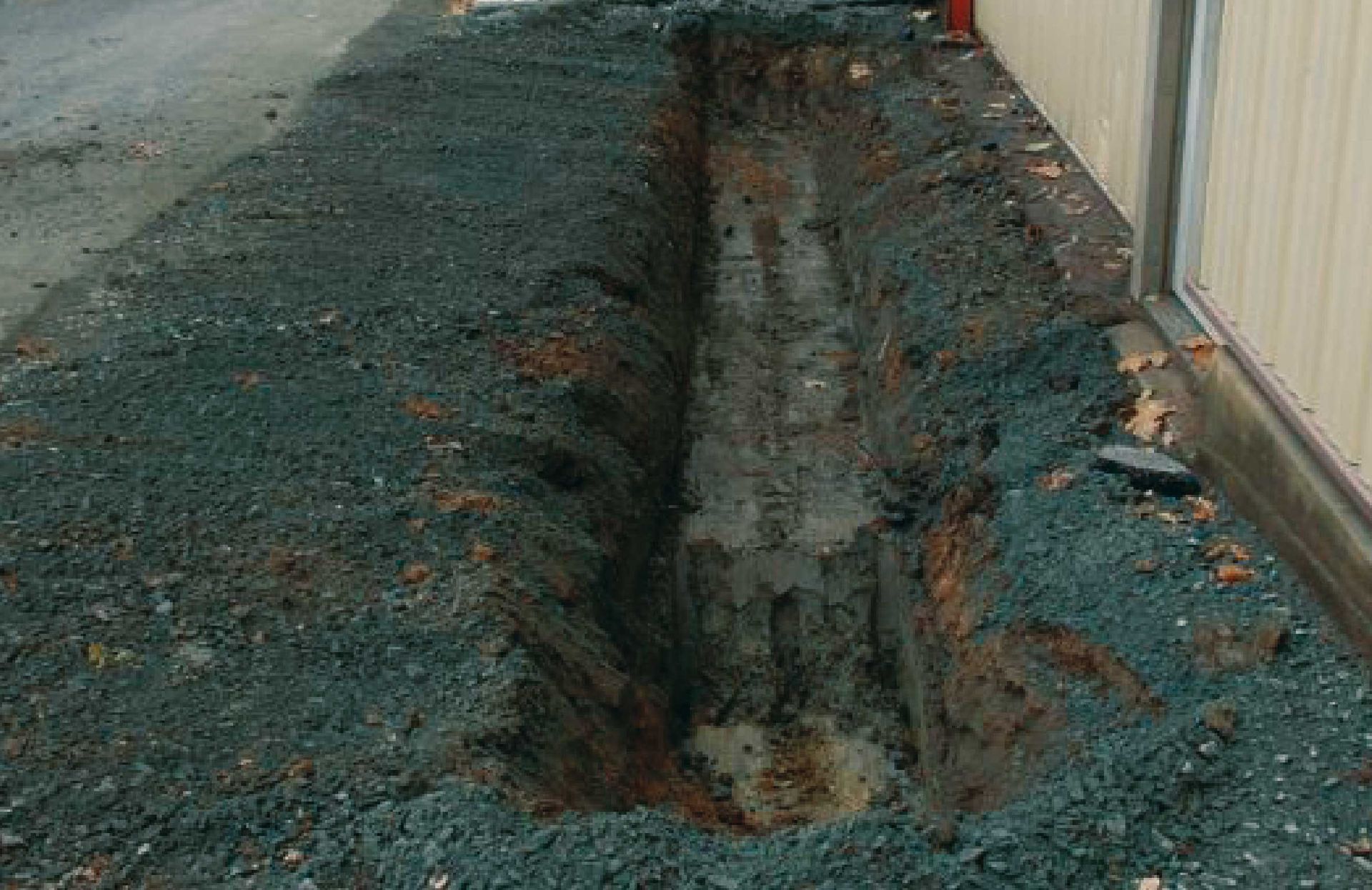 Caniveau de voirie en béton