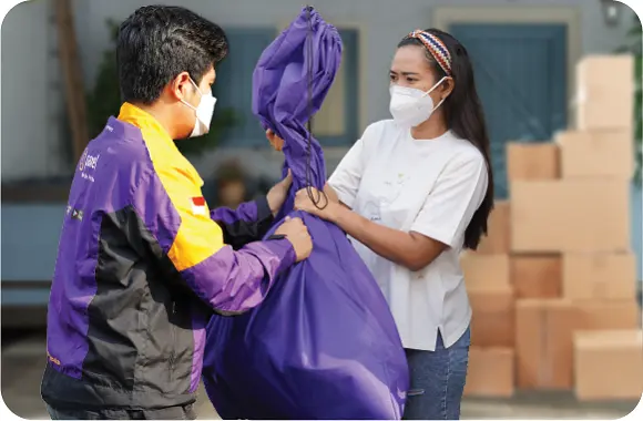 Dapat Mengirim Sampah hingga Berat 15 Kg