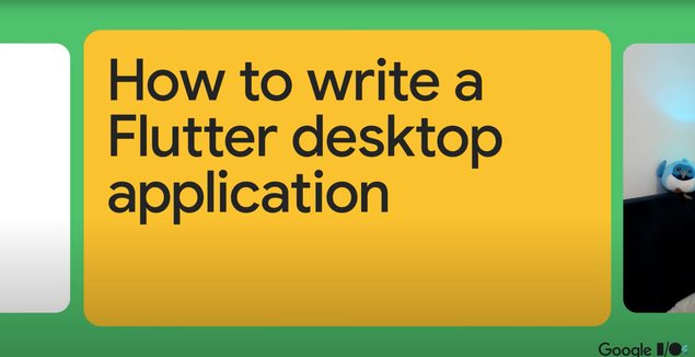 How to write a Flutter desktop application