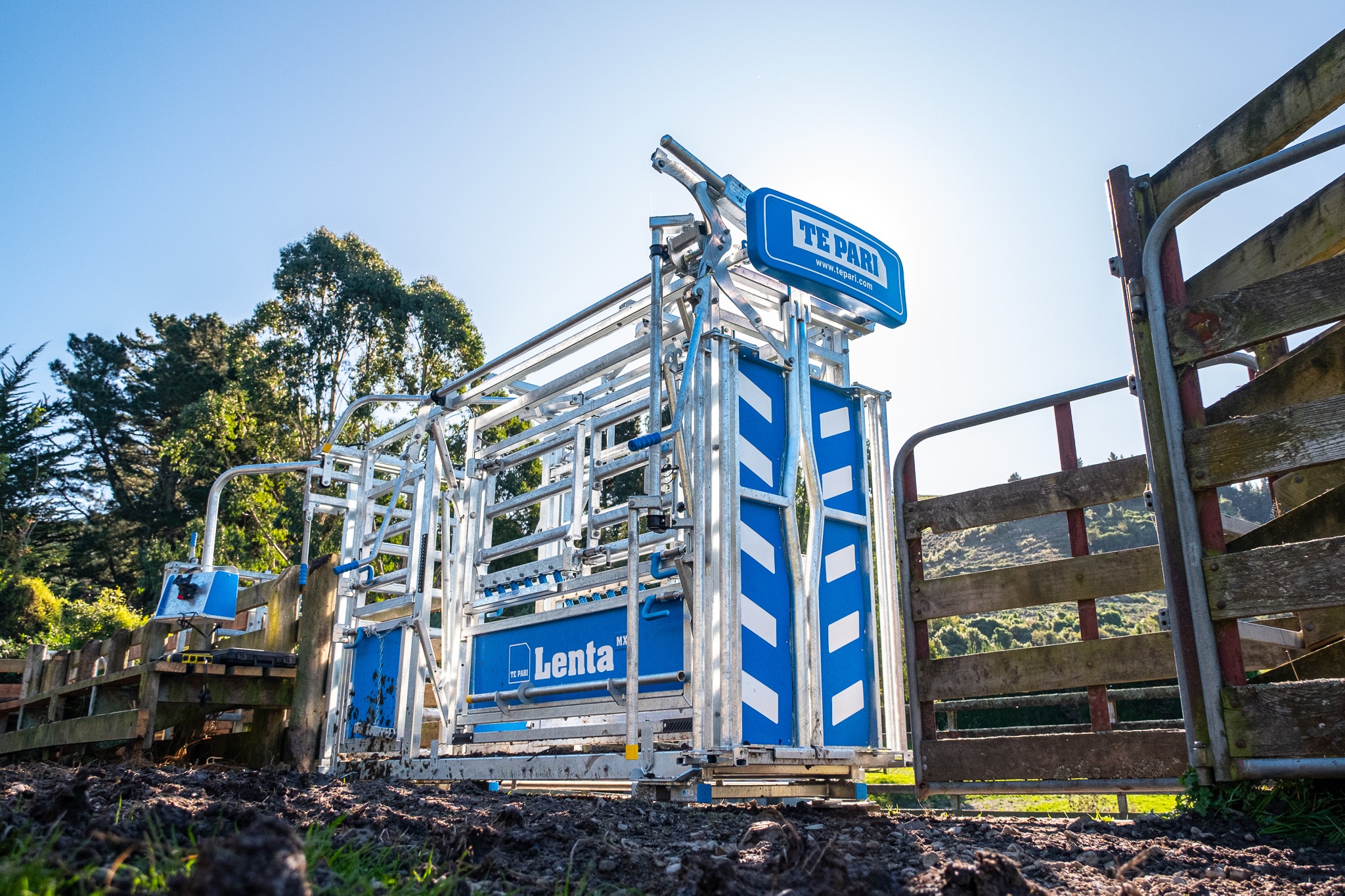 cattle weighing load bars installation detail