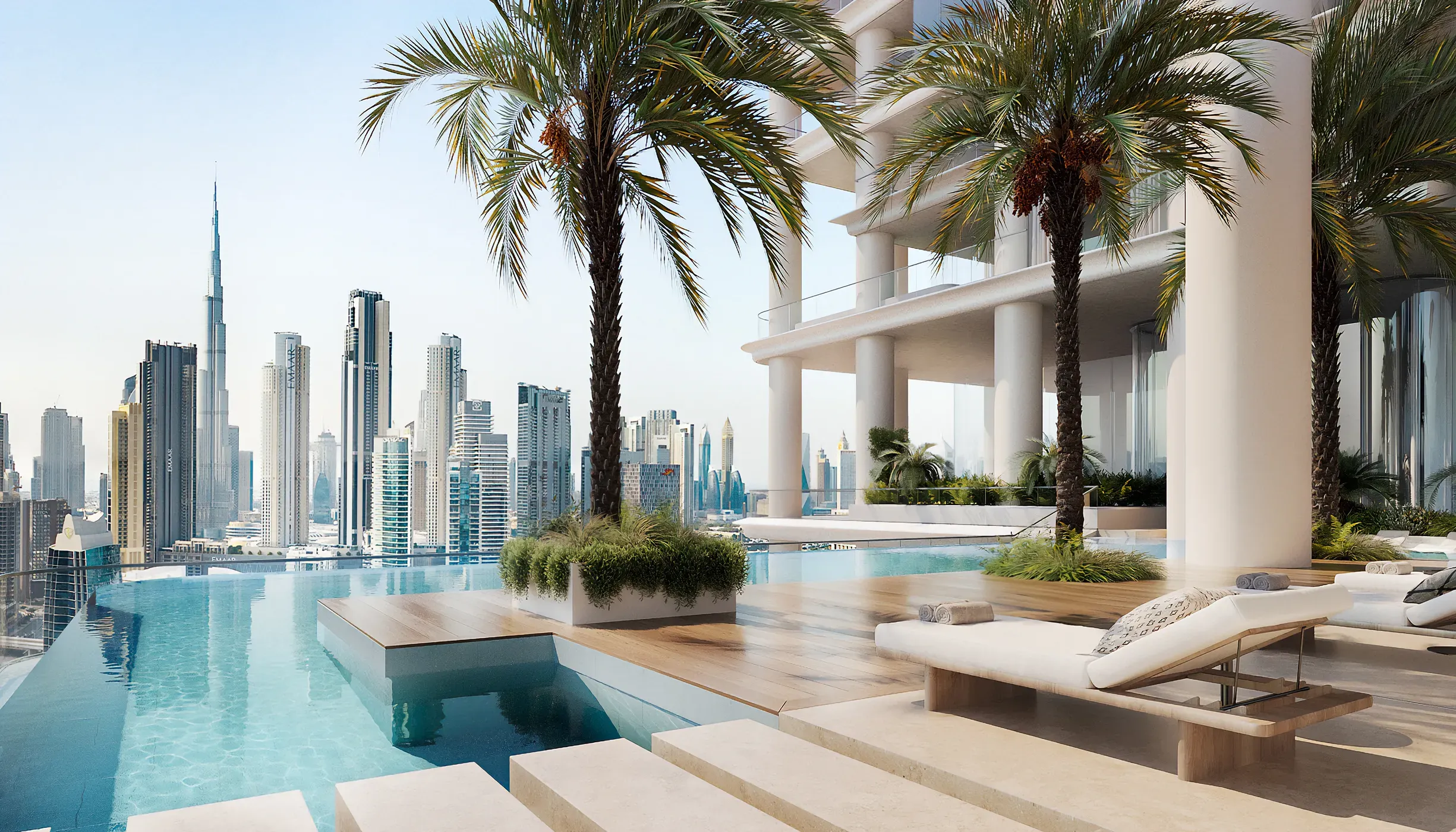 Sky Amenities Deck Infinity Pool (L21)