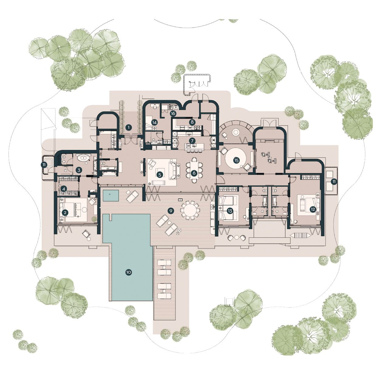 2 Bedroom Apartments 