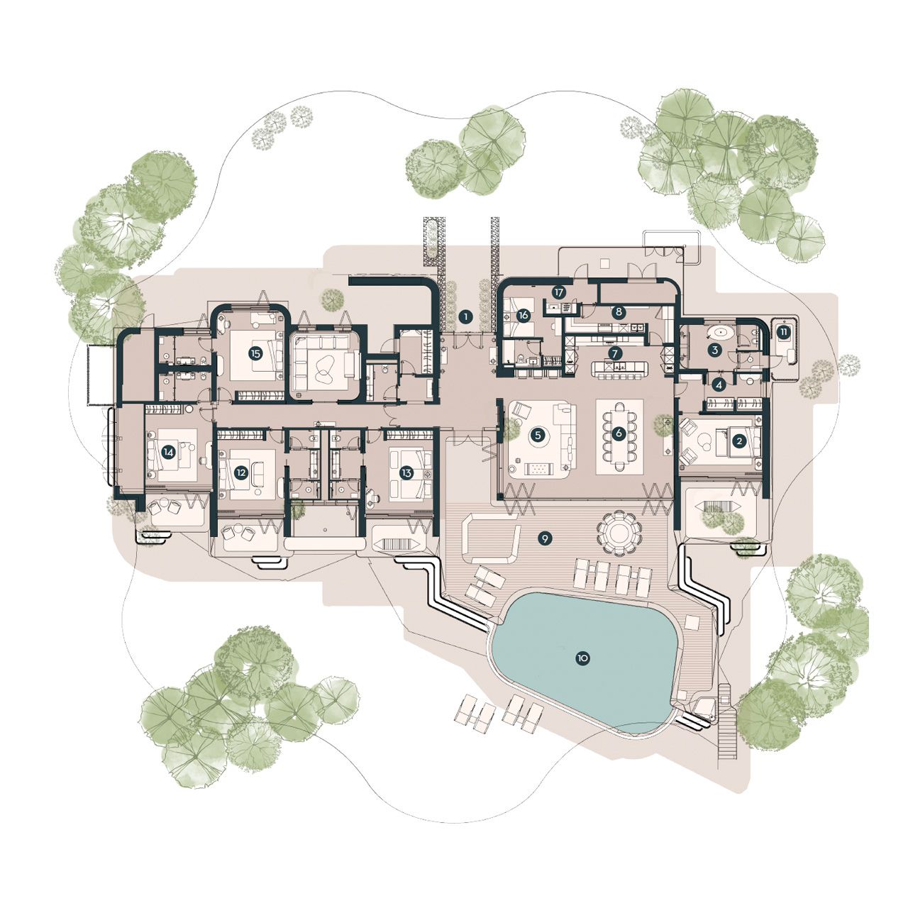 2 Bedroom Apartments 