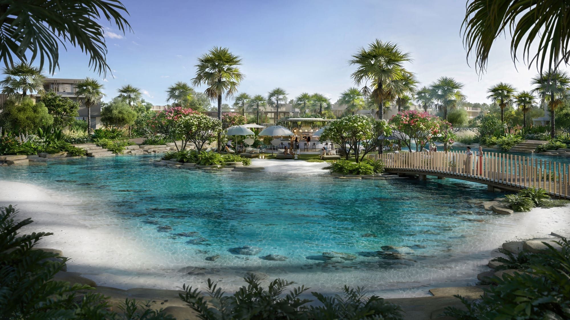 Swimmable Lagoons and Private Beach