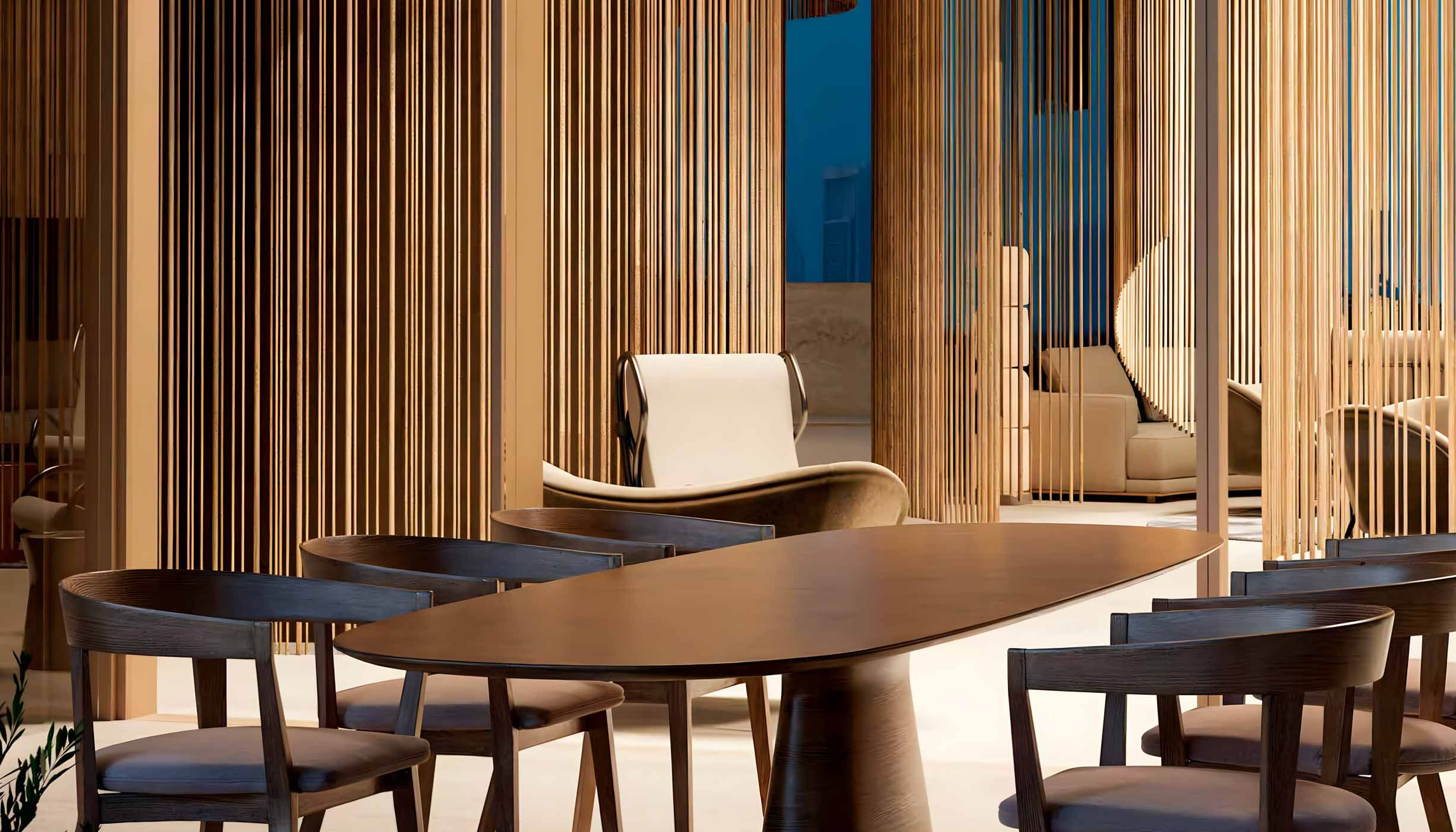 Private offices and cigar lounge