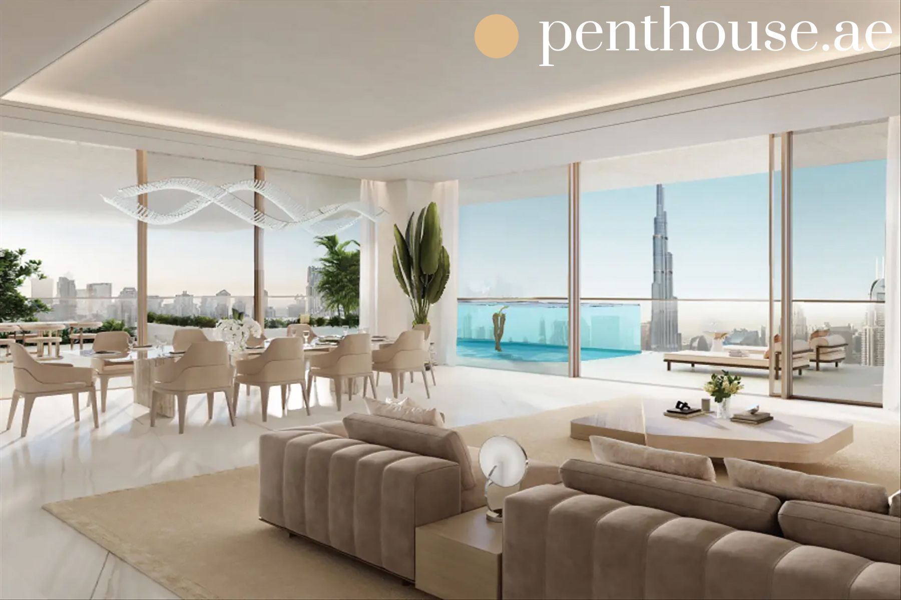 Burj Khalifa View | Fairmont Branded | 60/40