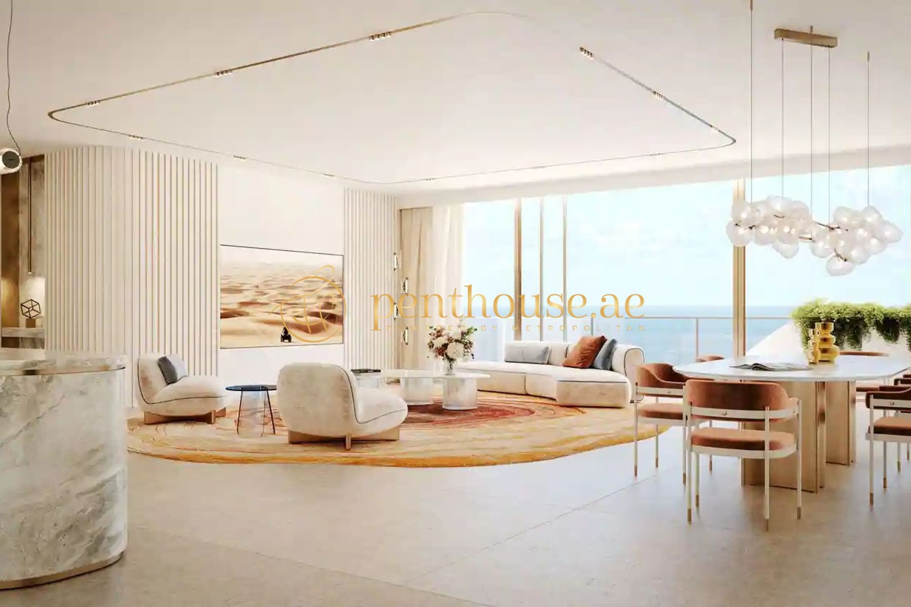 Panoramic Sea Vistas | Near DIFC | Beachfront