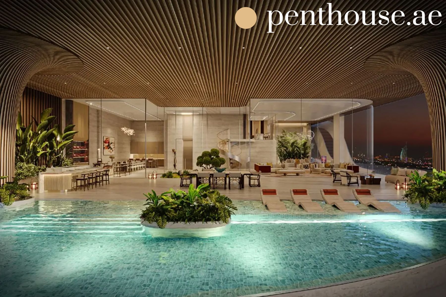 Signature Sky Home| Full Water View| 4BR + Maid's