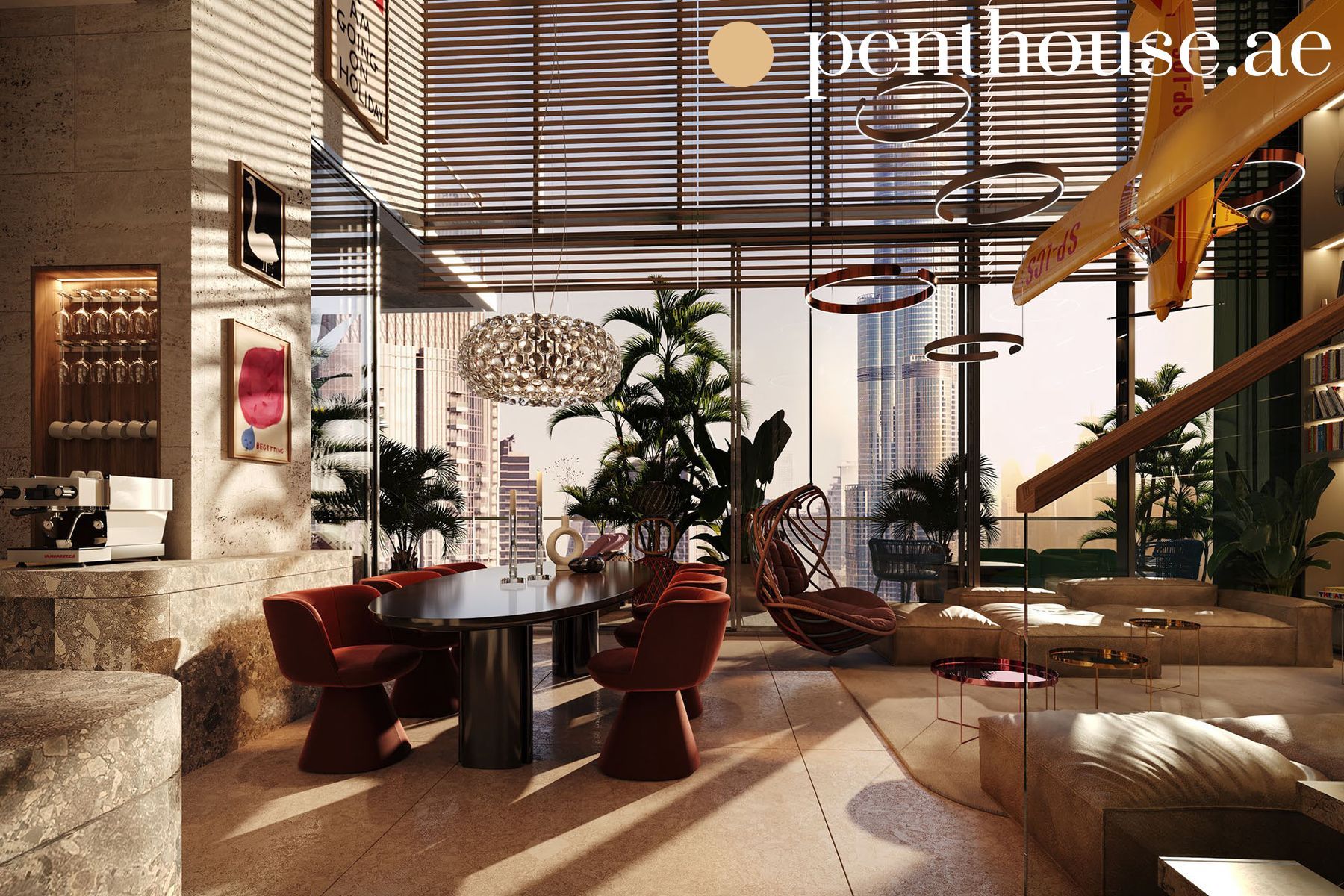 Stunning Burj View | Luxurious| 2BR + Office Space