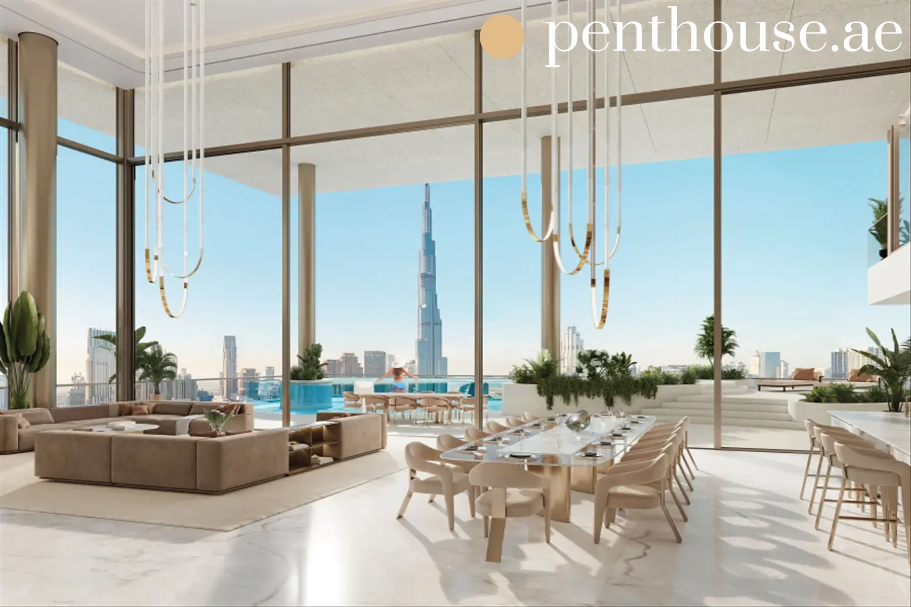 Burj Khalifa View | Fairmont Branded | 60/40