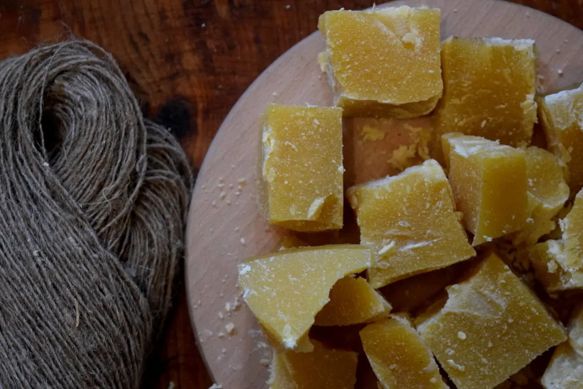 How To Make Hand-Dipped Beeswax Candles