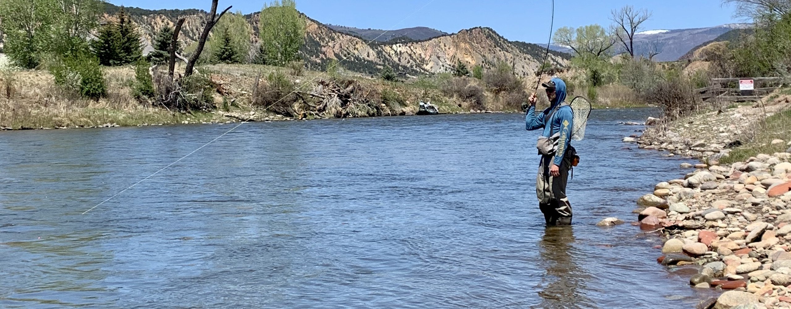 Winter fly fishing on the upper Roaring Fork