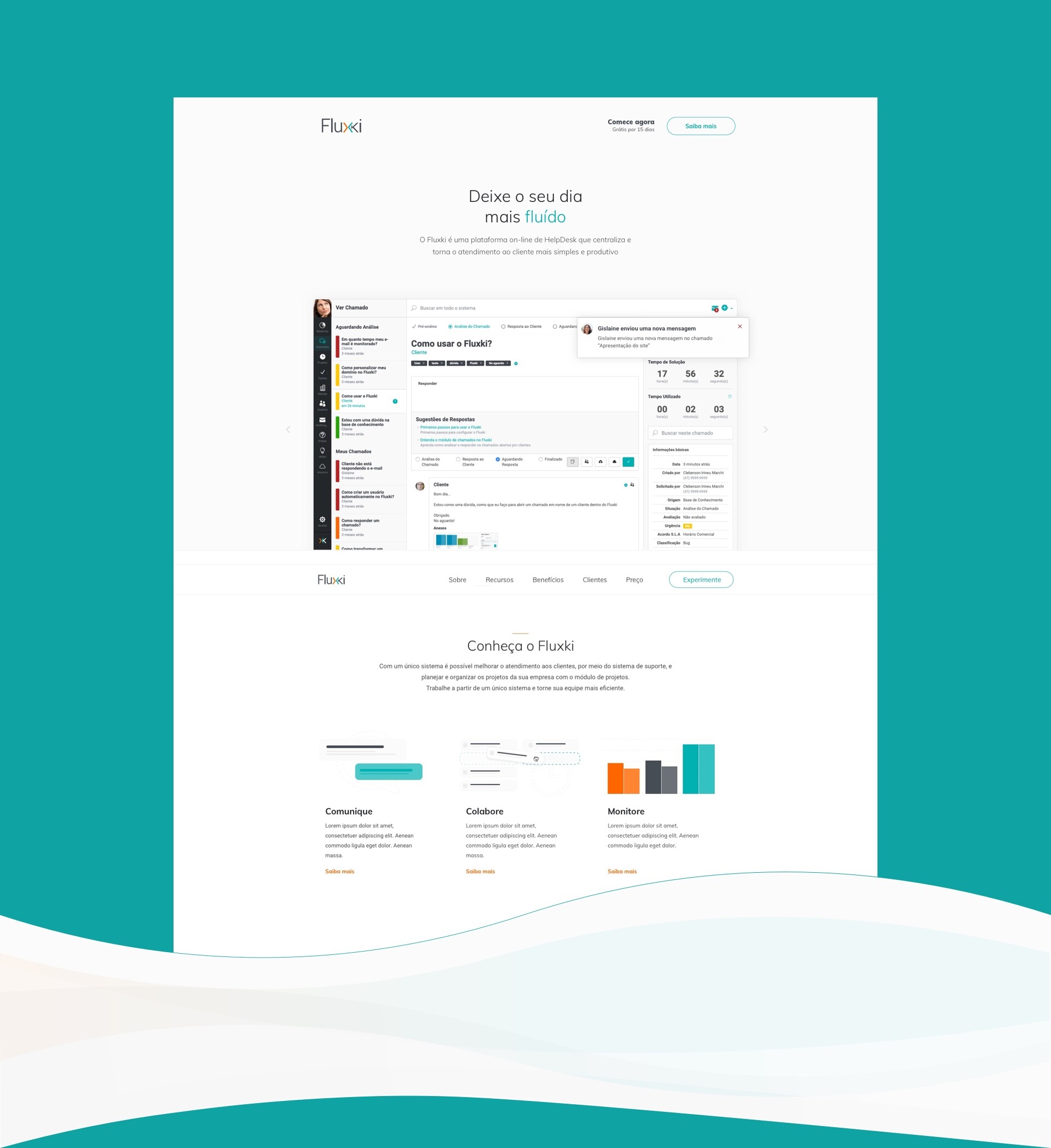 Página inicial do Projeto de desenvolvimento de site para o produto Fluxki1.jpg Página inicial do Projeto de desenvolvimento de site para o produto Fluxki1.jpg
